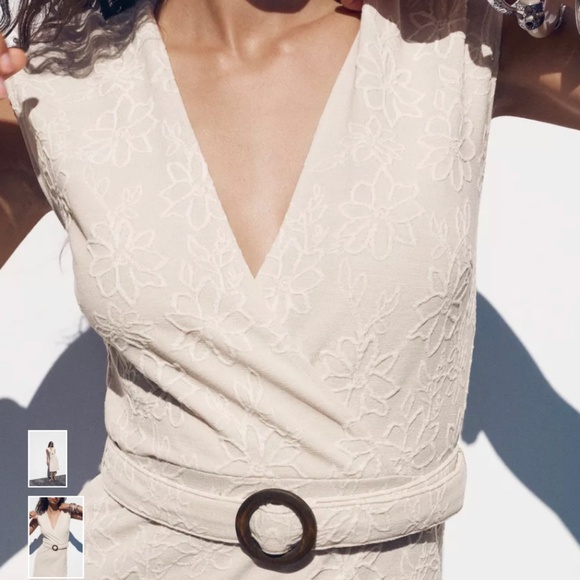 Zara Rustic Midi Dress(L) - Picture 6 of 7